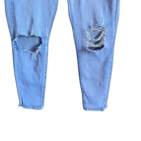 Cotton On Mid Grazer Skinny Jeans with Exposed Button Fly. Size 8. - Picture 3 of 8